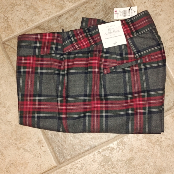 Talbots Plaid  Pants NWT - Picture 4 of 9